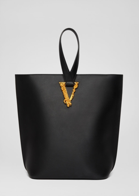 Geanta Bucket Versace Large Virtus Dama | DQNTLXE-09